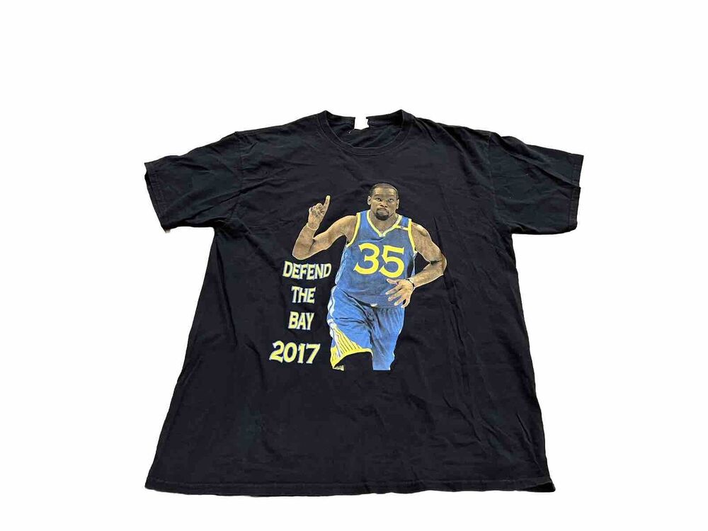Fruit Of The Loom Kevin Durant NBA GSW Defend The Bay 2017 #35 T-Shirt Size XL